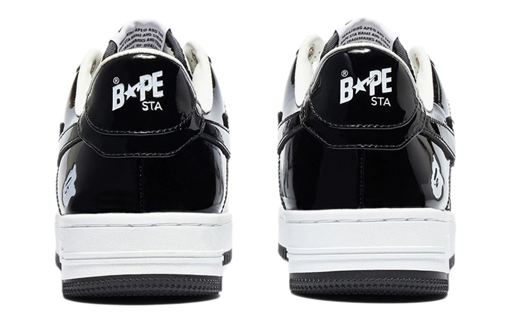 A Bathing Ape Bape Sta Patent Leather