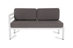 "Глория" модуль диванный правый, каркас из алюминия