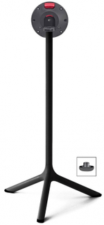 Стол ламинированный барный складной Scab Design Tripe Folding, черный, белый мрамор Каррара