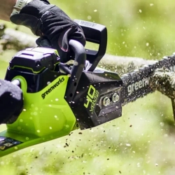 Цепная пила аккумуляторная Greenworks GD40CS18 (1 x 8 Ач, ЗУ) 2005807UH