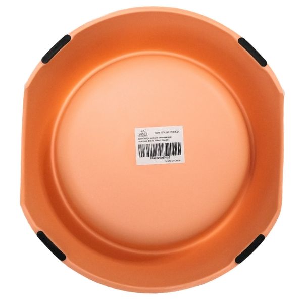 Миска SuperDesign на меламиновой подставке Волна 700 мл, розовая