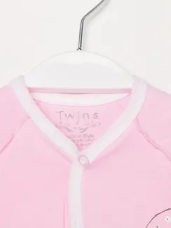 Боди для девочки, цвет розовый, рост 62