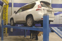 Четырехстоечный электрогидравлический подъемник T55i-4DL