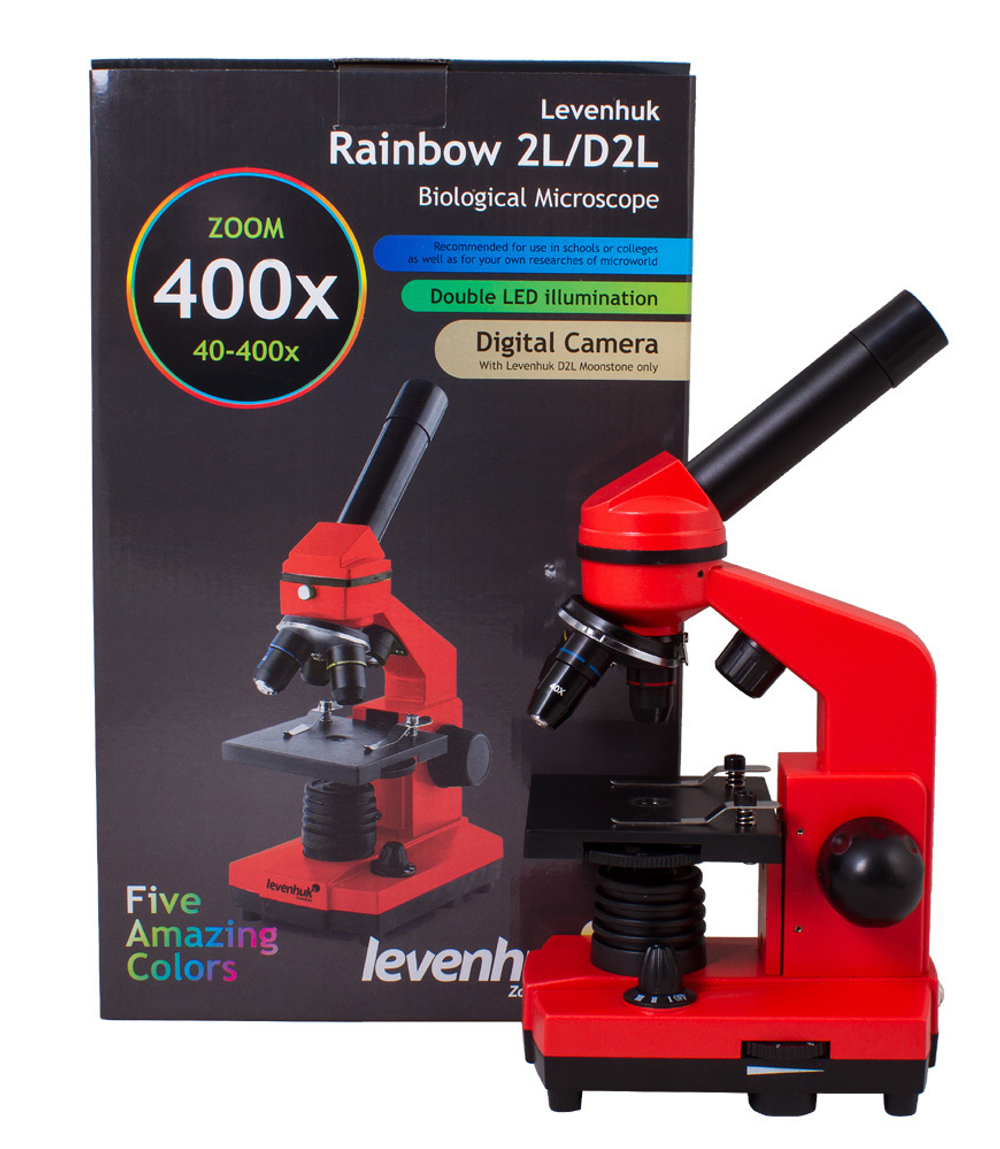 Микроскоп Levenhuk Rainbow 2L Orange\Апельсин