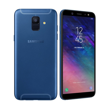 Защитная пленка на заднюю сторону, карбон, черная Samsung Galaxy A6 (2018)