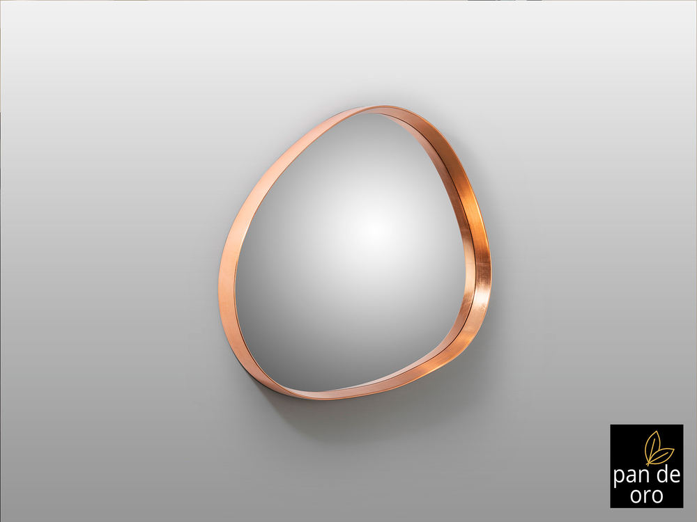 Julie Декоративное зеркало розовое золото