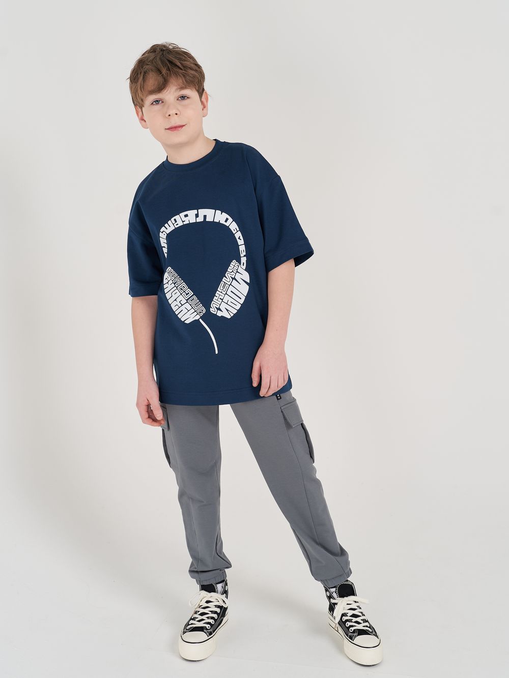 Джоггеры карго облегченные "МАРЕНГО" подростковые