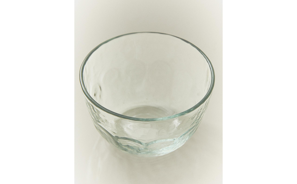 Zara Home миска из стекла, цвет прозрачный, 10 см
