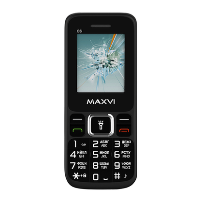 Сотовый телефон Maxvi C3i Black(без камеры)