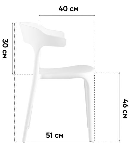 Стул Neo пластик темно-бирюзовый 4 шт.