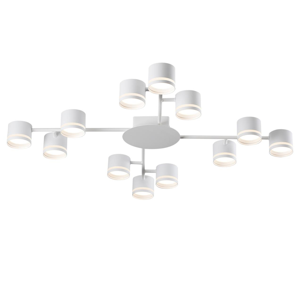8235/12C COMFI LN26 242 белый, металл Люстра потолочная LED GX53 12*12W 220V GARETA