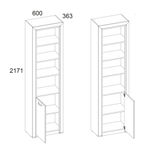 Шкаф открытый