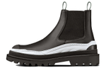 Sacai x DIOR Ankle Length Chelsea Boots Men"s Black