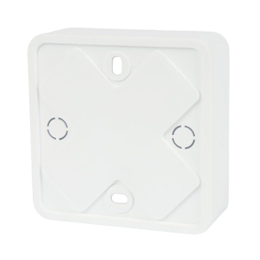 Коробка распределительная для кабель-каналов IP40 75х75х28 мм белая