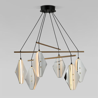 Подвесной светодиодный светильник 301054 LED латунь