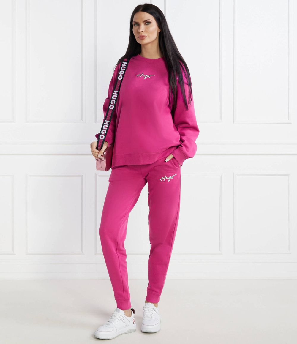 Худи Classic Crew_1 HUGO - фуксия(50508558)