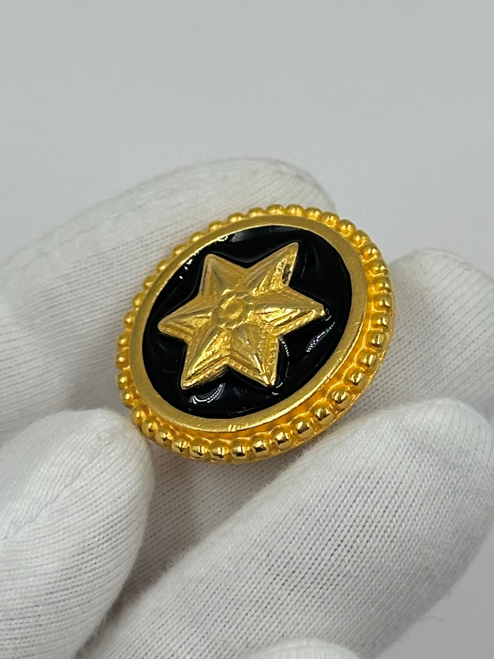 Накладка на пуговицу со звездой