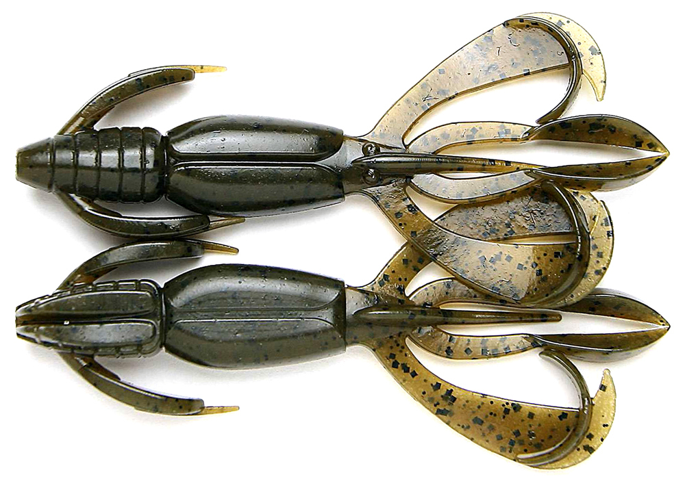 Приманка силиконовая Keitech Crazy Flapper 2.8" #403T Green Weenie Blue