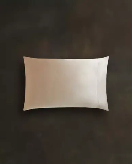 ZARA HOME НАВОЛОЧКА ИЗ 100% ТУТОВОГО ШЕЛКА, СЕРОВАТО-КОРИЧНЕВЫЙ