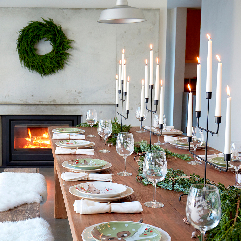 Тарелка Casafina By Costa Nova Deer Friends White df623-whi-g(ta321-01216e)