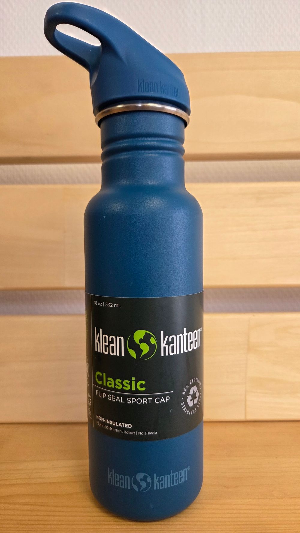 Бутылка Klean Kanteen Classic Narrow Flip Sport 18oz (532 мл) Corsair (потертость)