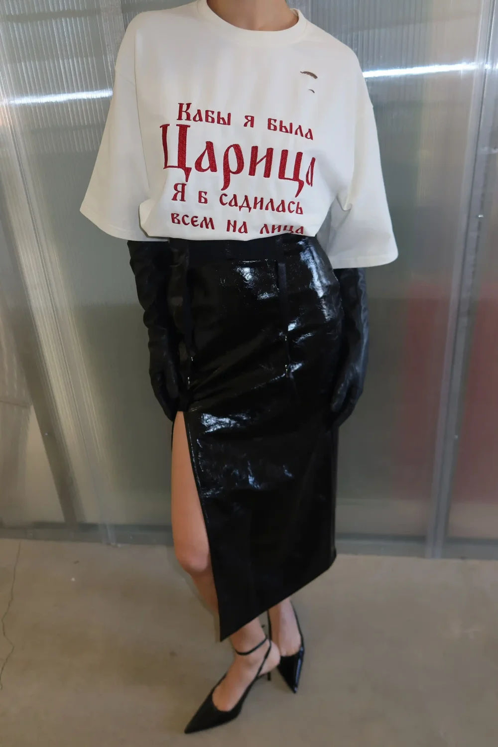 Футболка "Ка бы я была", Молочный