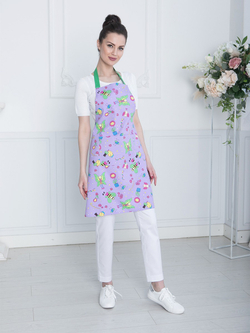 Поварской сиреневый фартук Ф-208 MediS.moda