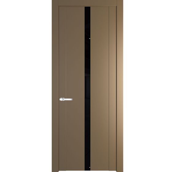Межкомнатная дверь эмаль Profil Doors 1.8P перламутр золото остеклённая
