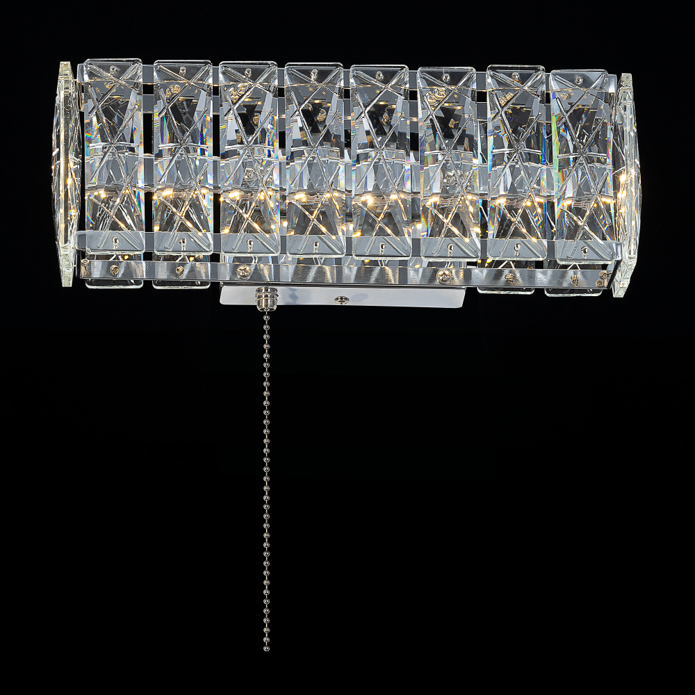 Citilux PALANT CL325312 LED Бра хрустальное с выключателем Хром