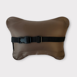 Дорожный плед-пончо пуховый 130х170 German Grass Travel Cape Plaid темно-бежевый