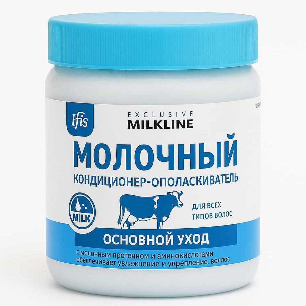 Кондиционер-Ополаскиватель Молочный Milkline Основной Уход 500 мл