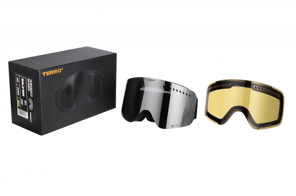 Маска TERRO - DEFENDER Silver