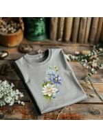 Термонаклейка на одежду, термопринт Веточка