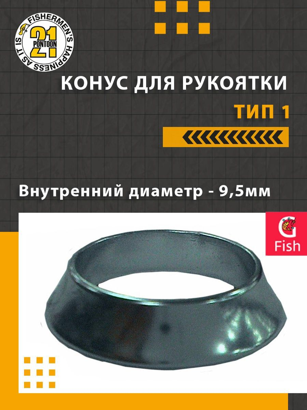 Конус для рукоятки , тип 1, внутренний диаметр 6.0 мм