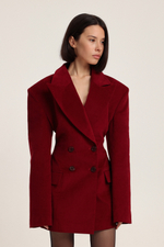 Платье-жакет из вельвета