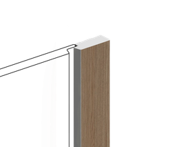 Финишный молдинг декорированный HiWood, 270x3,1 см