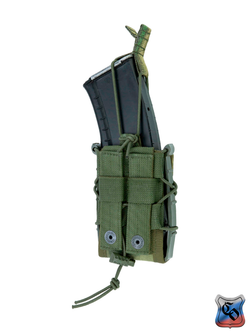 Подсумок SSO АКМ 1 RAID MOLLE без клапана и с утяжкой (Мох)