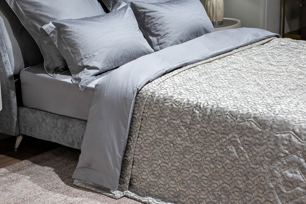 Покрывало 260x260 Garda Decor Houston серое