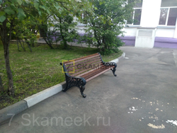 Скамейка парковая «Москва» (0,6 м лиственница)