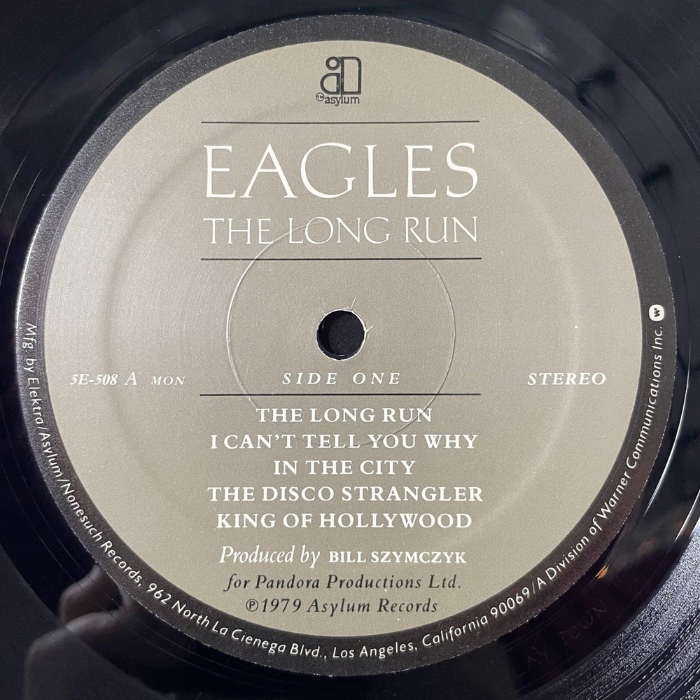 Винтажная виниловая пластинка LP Eagles The Long Run (USA 1979)