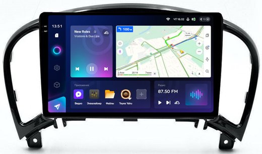 Магнитола для Nissan Juke 2011-2019 - Teyes CC3-2K QLed Android 10, ТОП процессор, SIM-слот, CarPlay