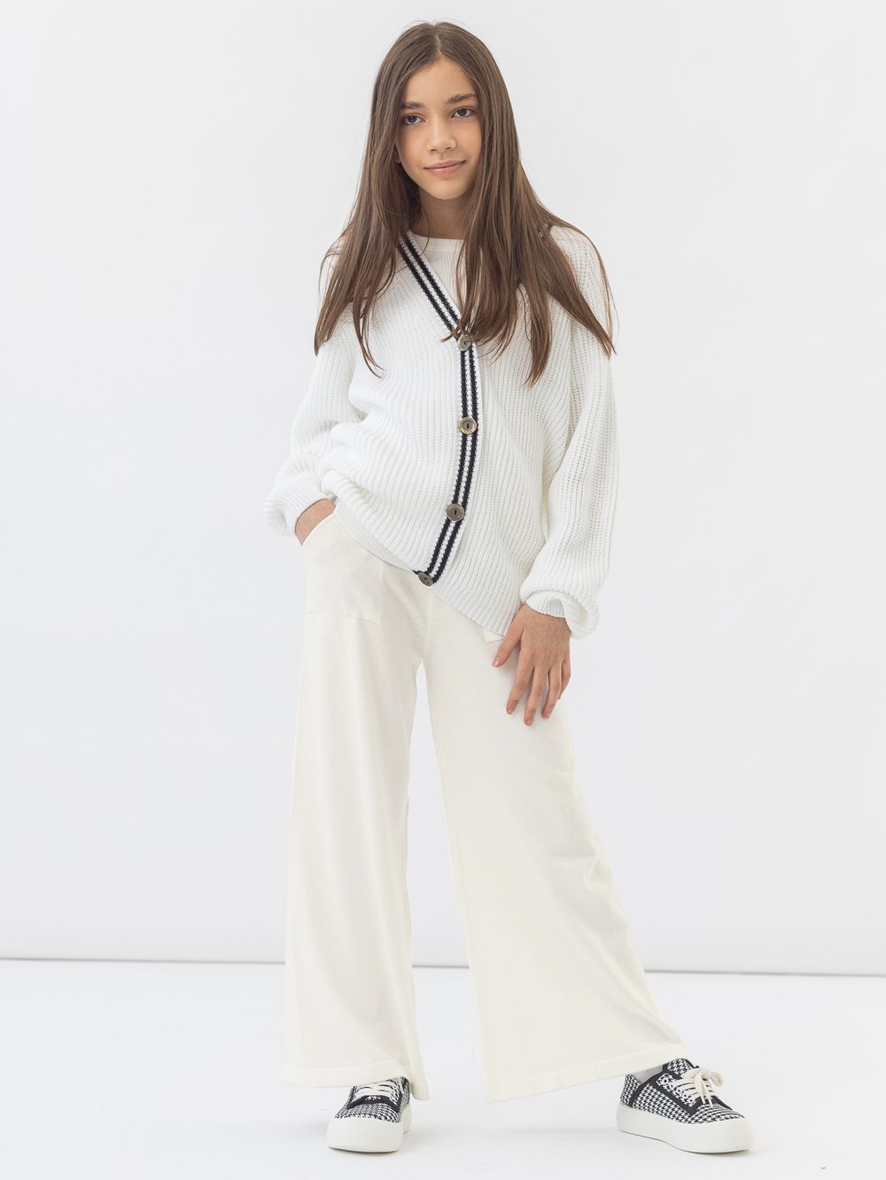 Брюки молочные для девочки арт. AT971