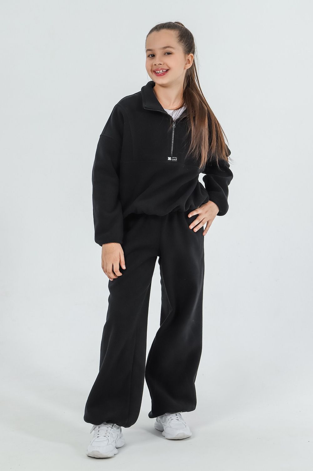 Костюм для девочки Скай-1 Виотекс ЧЁРНЫЙ