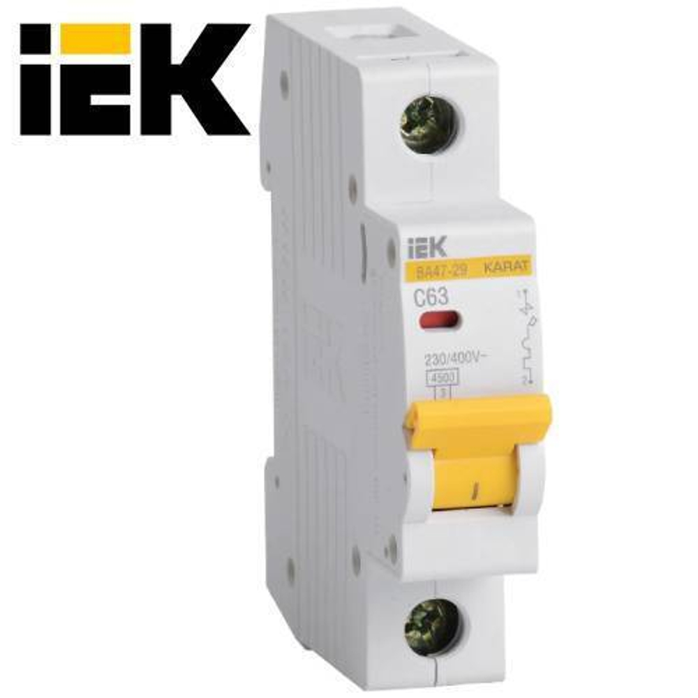 Автоматический выключатель IEK 1-Р 63А