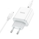 Зарядное устройство на Lightning Hoco C104A 20W PD + QC3.0 (white)