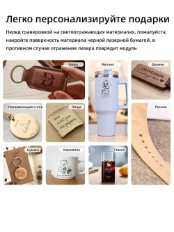 Лазерный гравер Longer Ray5mini, мощность лазера 3.5Вт 130*140mm рабочая зона скорость 12000мм/мин