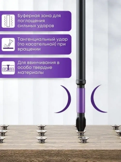 Биты для шуруповерта профессиональные, набор 6 штук, биты для шуруповертов магнитные, торсионные, ударные