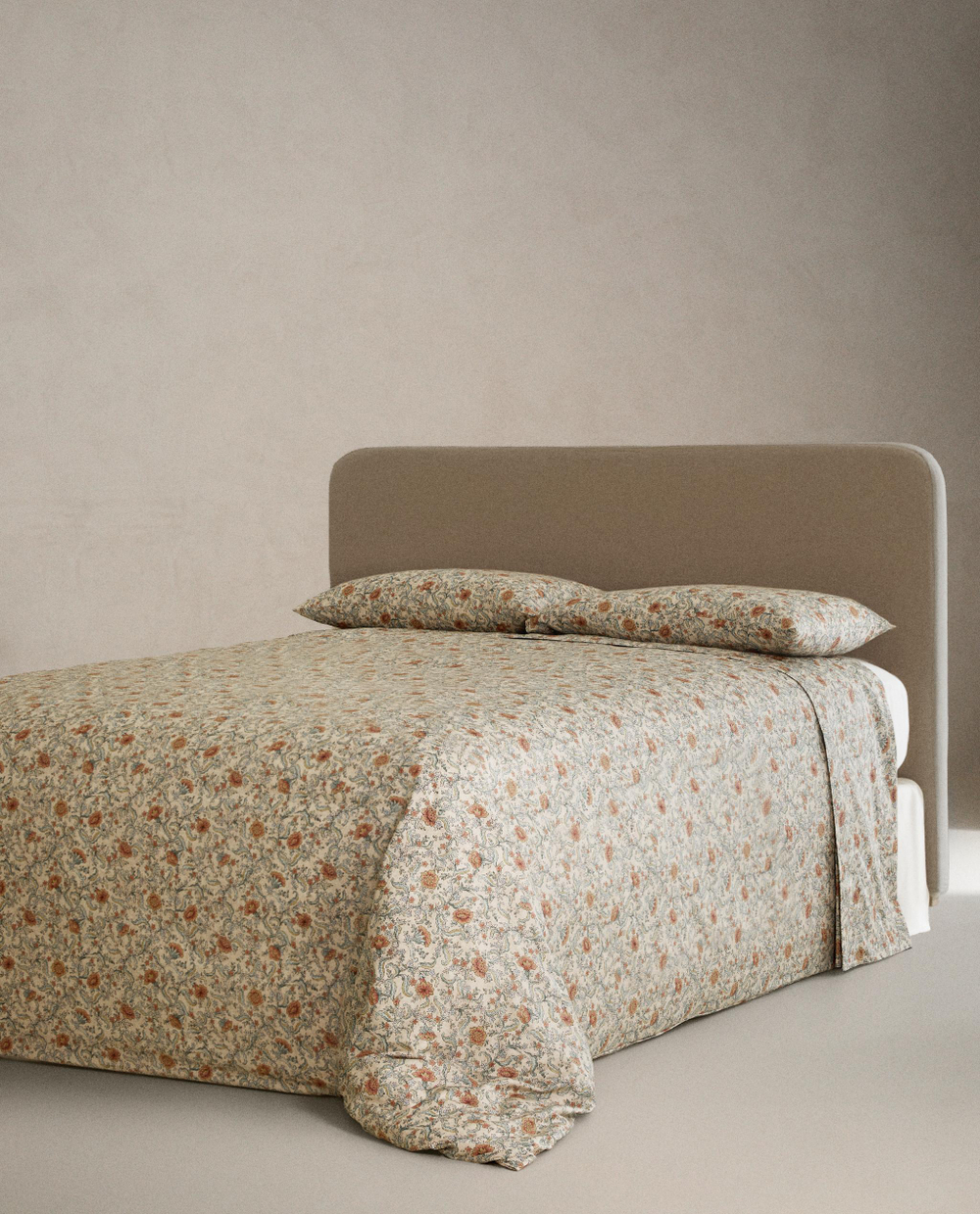 Пододеяльник Zara Home сатин, хлопок 100%, с цветочным принтом, 6152/088