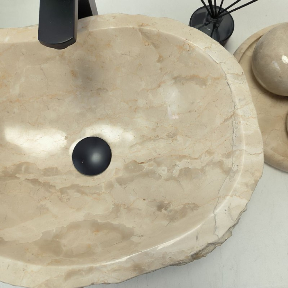 Раковина из мрамора Erozy Cream EM-62680 (49*37*15) 115