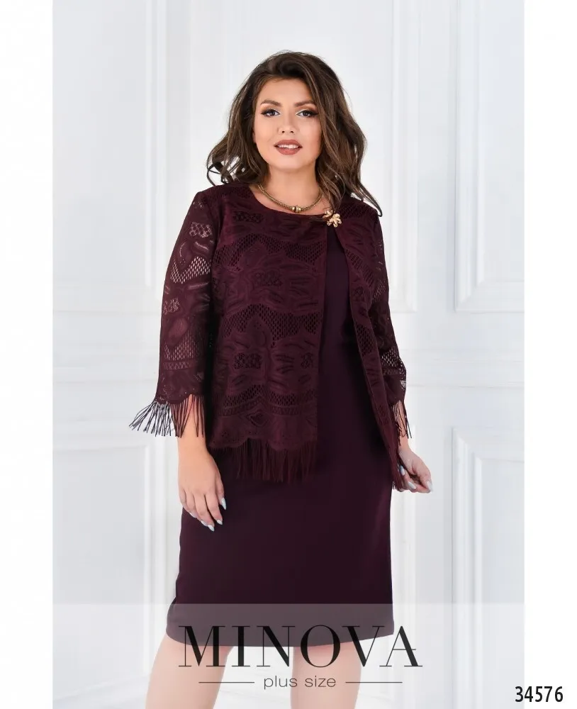 Платье 375-бордо Minova